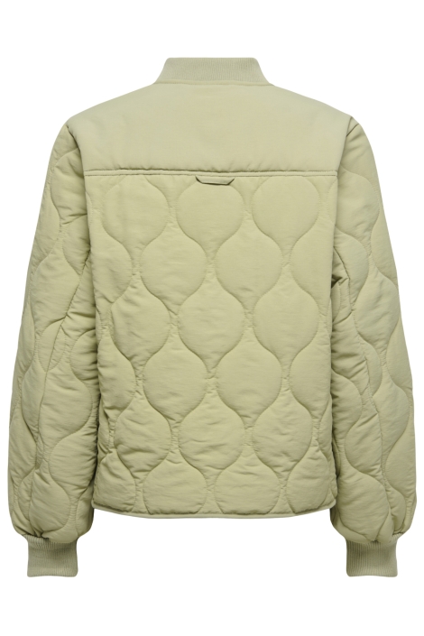 Jacqueline de Yong groene dames jas | Achteraanzicht