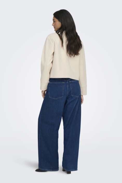 Jacqueline de Yong beige dames jas | Model