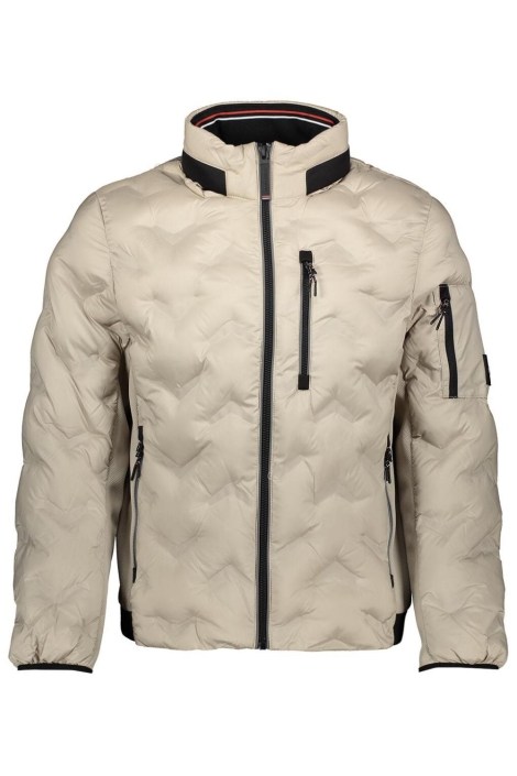 Tom Tailor beige heren jas | Vooraanzicht