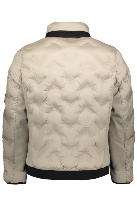 Tom Tailor beige heren jas | Achteraanzicht