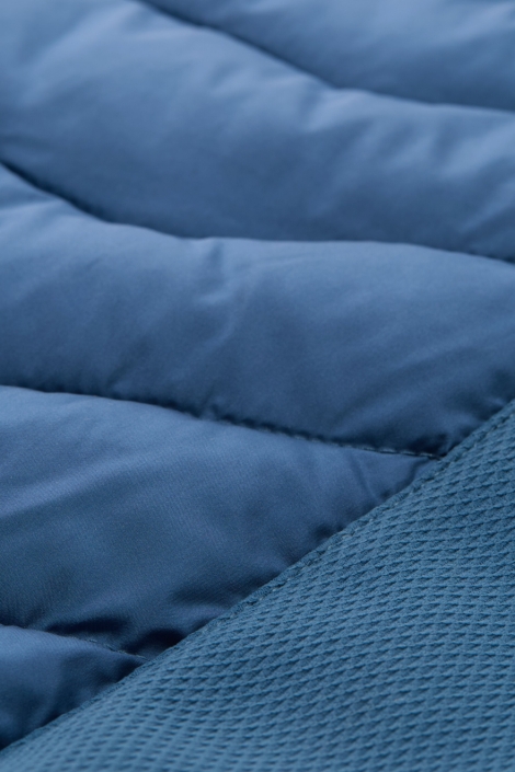 Tom Tailor blauwe heren jas | Close up