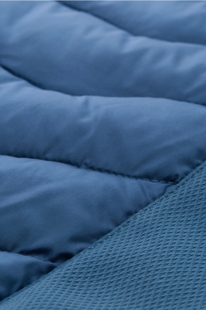 Tom Tailor blauwe heren jas | Close up