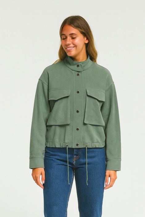 Only groene dames jas | Model