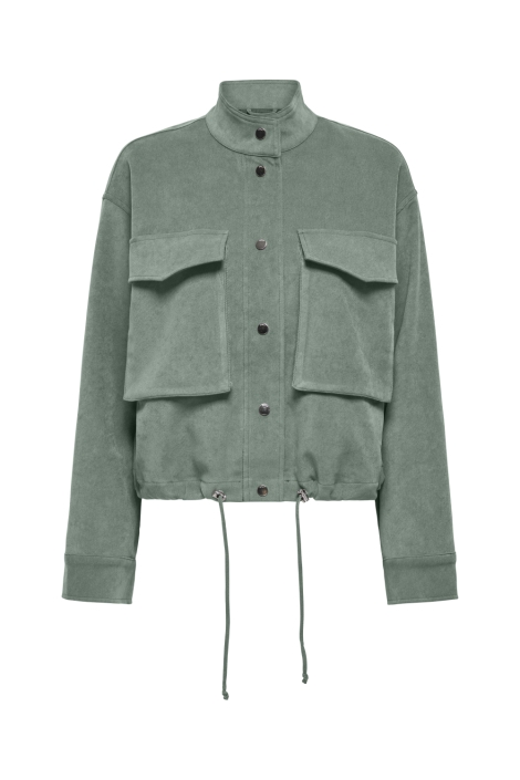 Only groene dames jas | Vooraanzicht