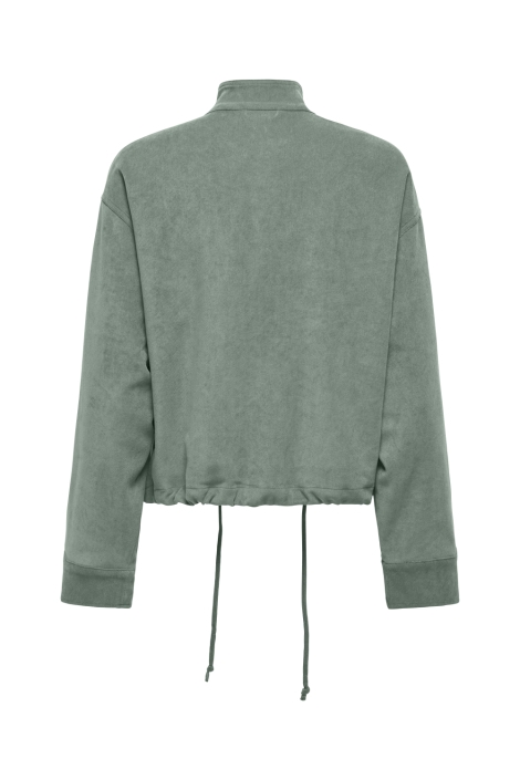 Only groene dames jas | Achteraanzicht