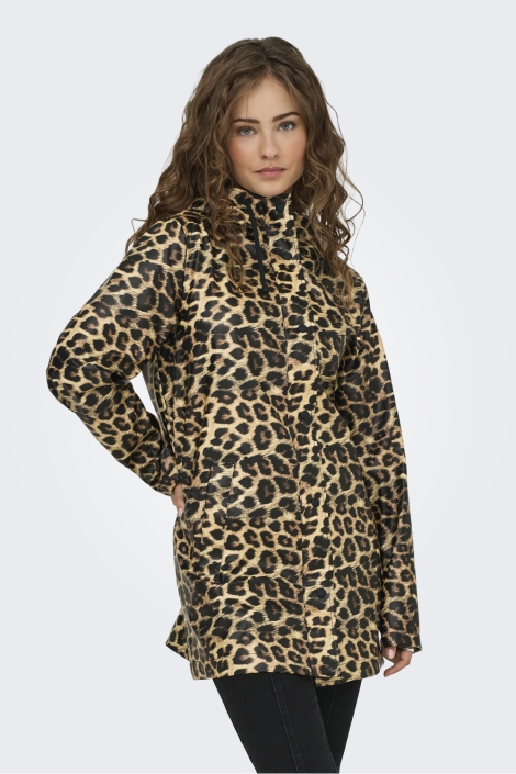 Only camel dames jas | Model vooraanzicht