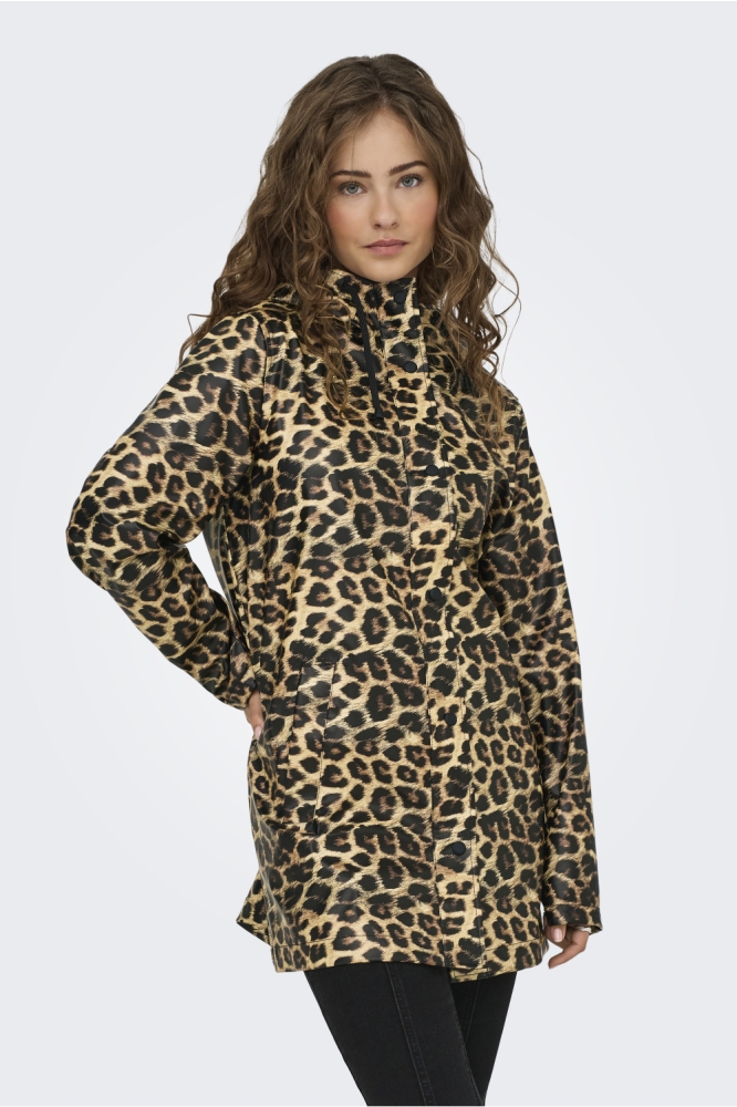 Only camel dames jas | Model vooraanzicht