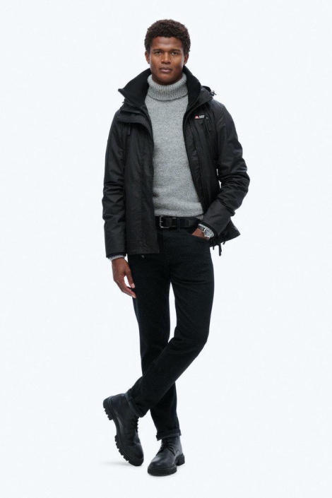 Superdry blauwe heren jas | Model