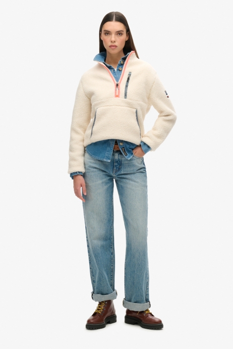 Superdry ecru dames trui | Model