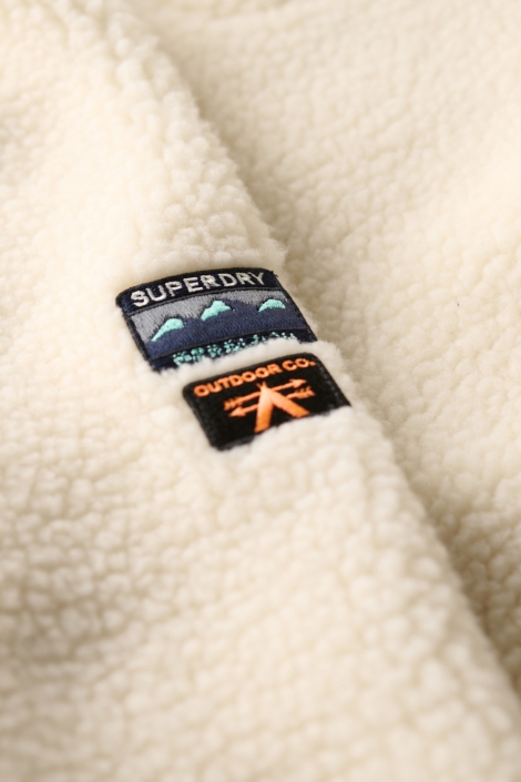 Superdry ecru dames trui | Kleurstaal