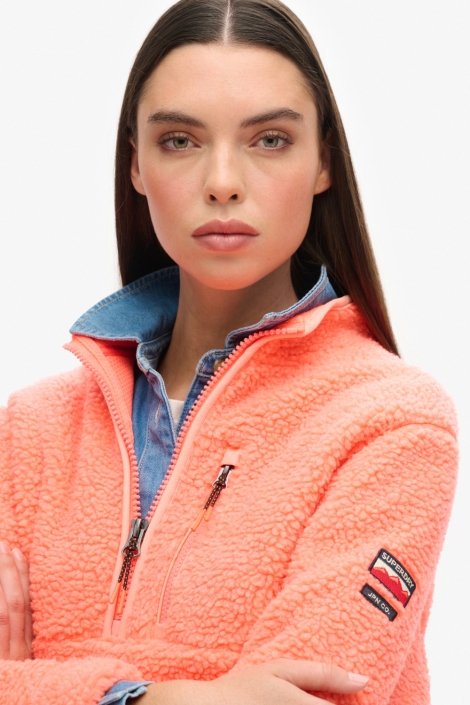 Superdry oranje dames trui | Close up