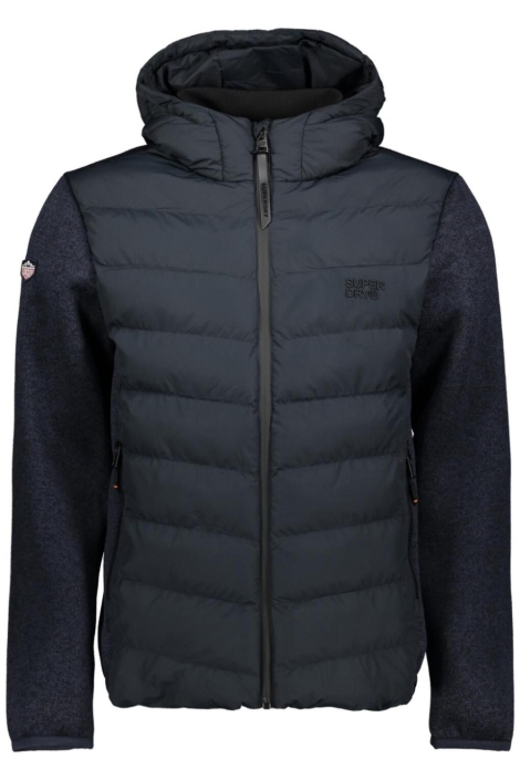 Superdry blauwe heren jas | Vooraanzicht