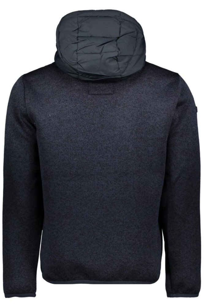 Superdry blauwe heren jas | Achteraanzicht