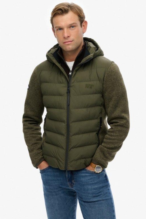 Superdry groene heren jas | Model