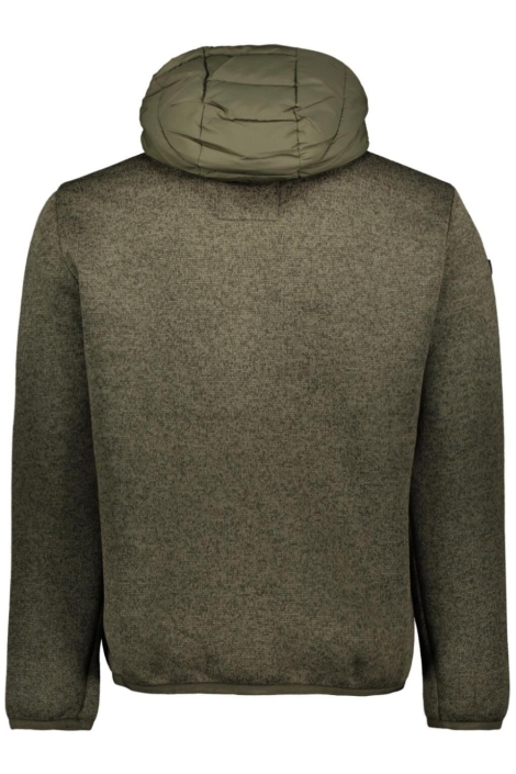 Superdry groene heren jas | Achteraanzicht