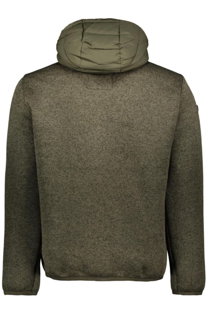 Superdry groene heren jas | Achteraanzicht