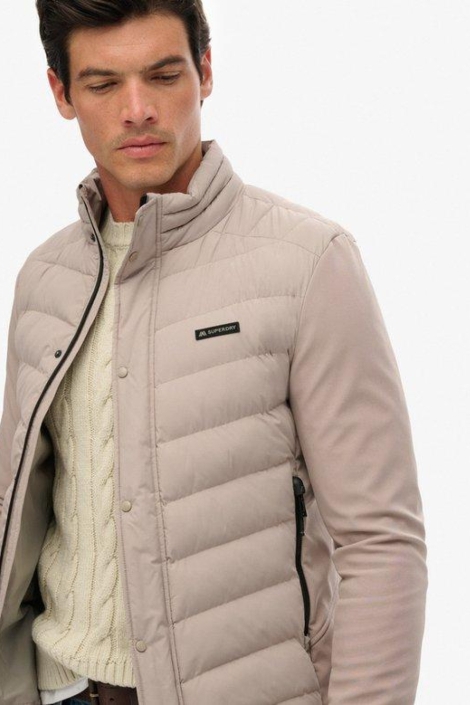 Superdry beige heren jas | Model