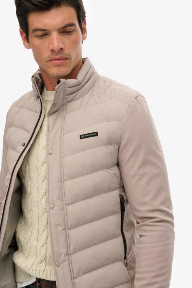 Superdry beige heren jas | Model