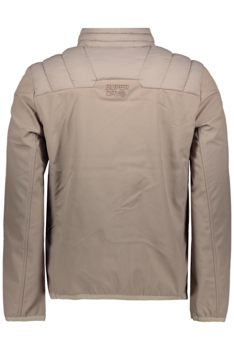 Superdry beige heren jas | Achteraanzicht