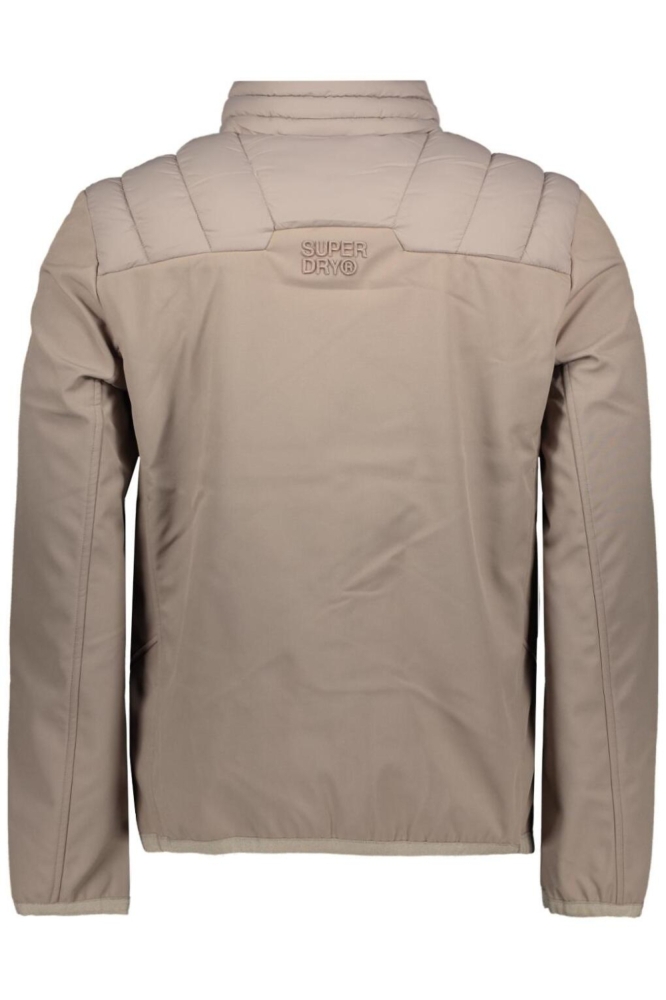Superdry beige heren jas | Achteraanzicht
