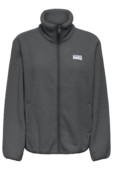 Only grijze dames vest | Vooraanzicht