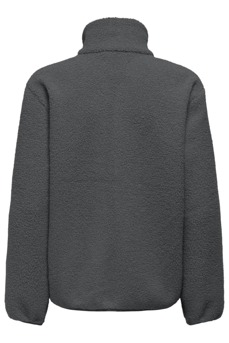 Only grijze dames vest | Achteraanzicht