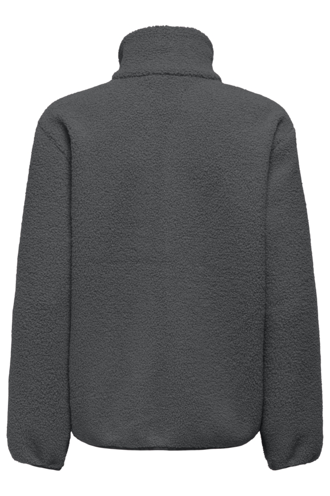 Only grijze dames vest | Achteraanzicht