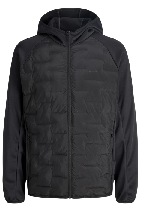 Jack & Jones zwarte heren jas | Vooraanzicht