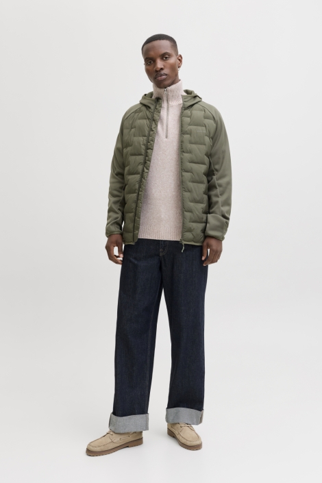Jack & Jones groene heren jas | Model