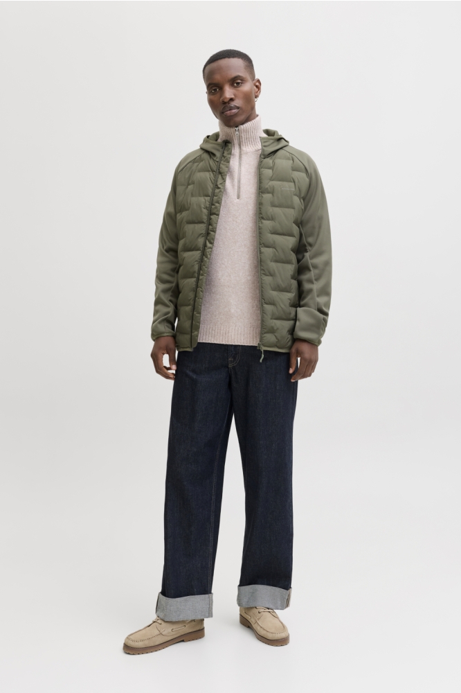 Jack & Jones groene heren jas | Model