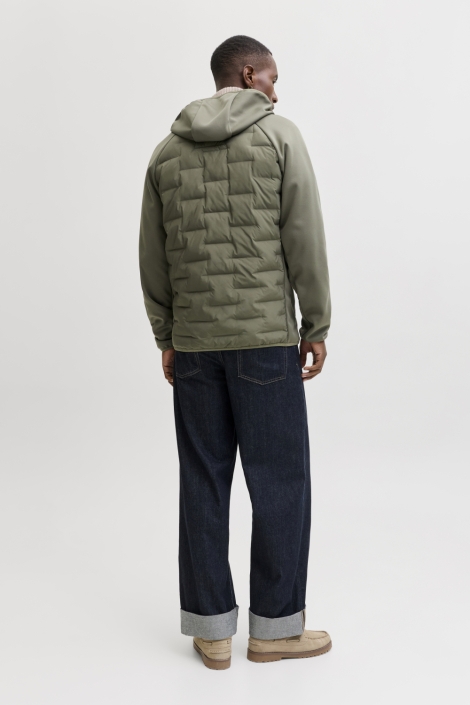 Jack & Jones groene heren jas | Model