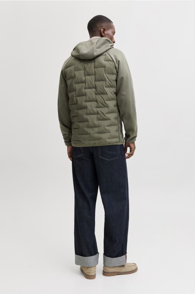 Jack & Jones groene heren jas | Model
