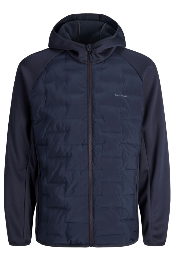 Jack & Jones blauwe heren jas | Vooraanzicht