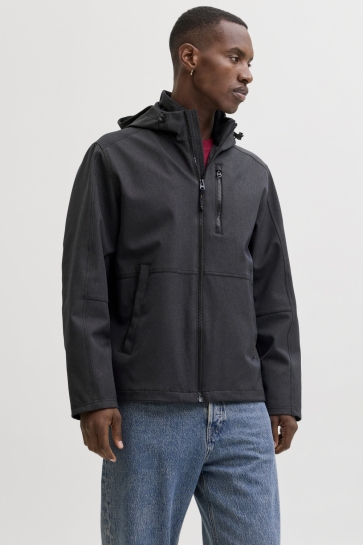 Jack & Jones jjeadam dover jacket sn Zwart