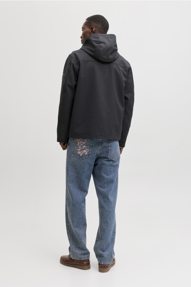 Jack & Jones zwarte heren jas | Model