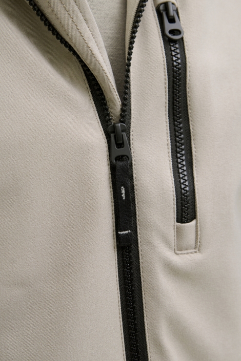 Jack & Jones beige heren jas | Kleurstaal