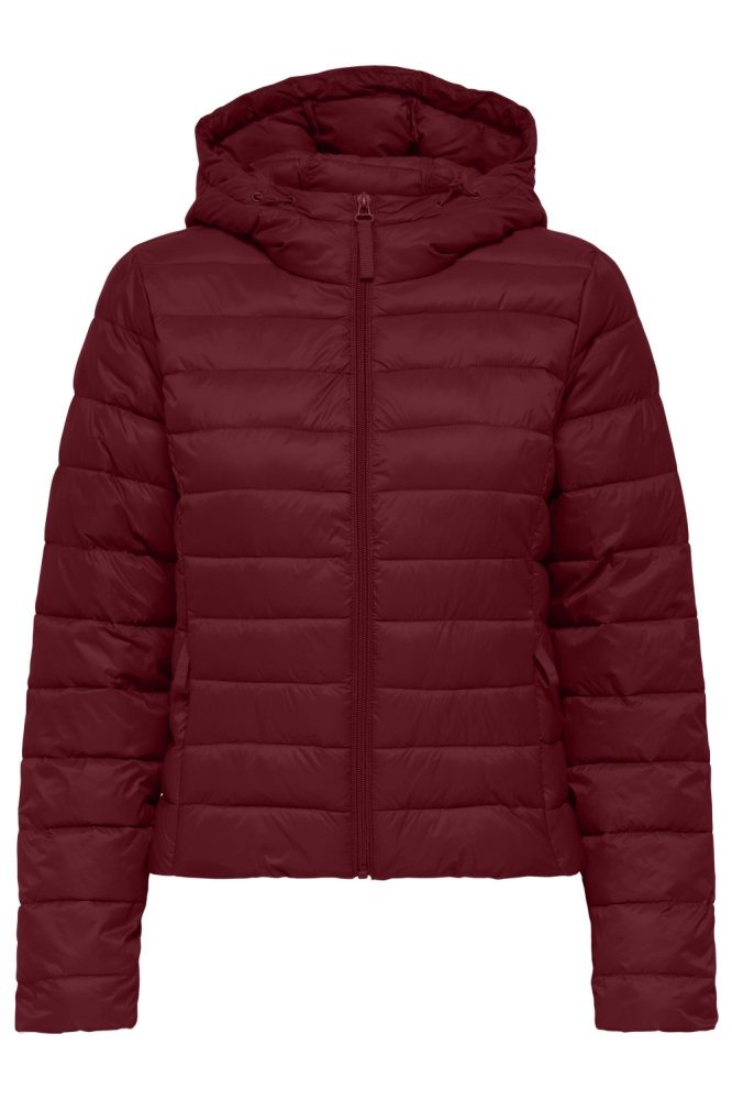 Only bordeaux dames jas | Vooraanzicht