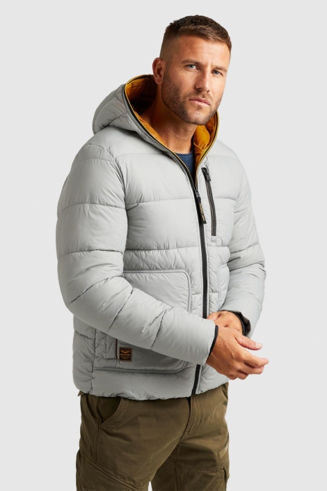 PME legend blauwe heren jas | Model zijaanzicht