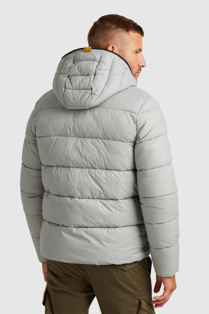 PME legend blauwe heren jas | Model achteraanzicht