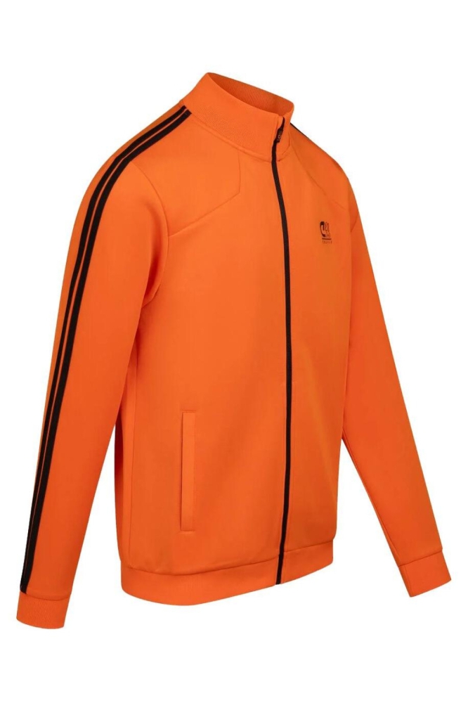 Cruyff oranje heren vest | Zijaanzicht
