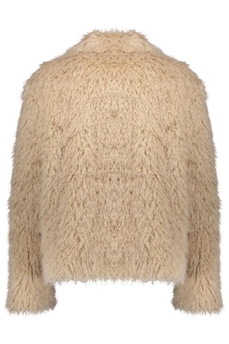 Geisha beige dames jas | Achteraanzicht