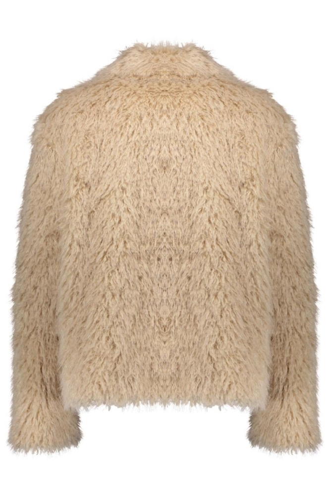 Geisha beige dames jas | Achteraanzicht