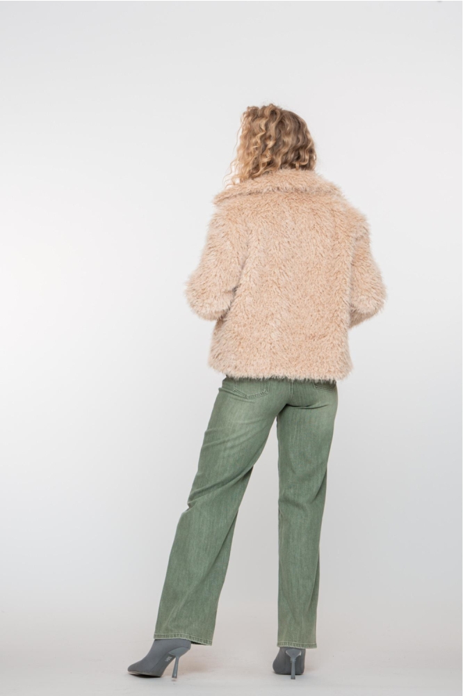 Geisha beige dames jas | Model