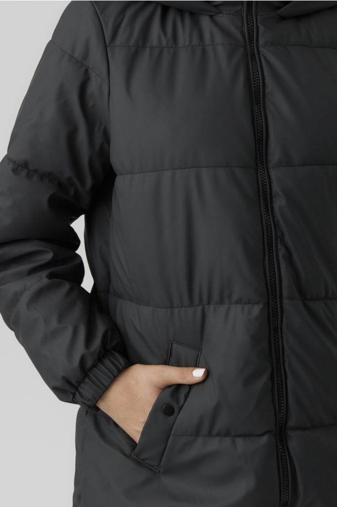 Vero Moda zwarte dames jas | Close up