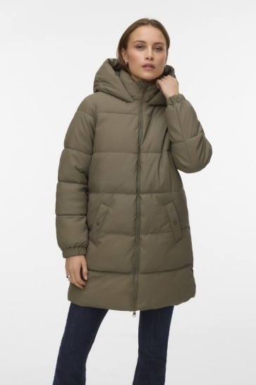 Vero Moda VMGRETAFIE 3/4 COATED JACKET NOOS 10275292 BUNGEE CORD
