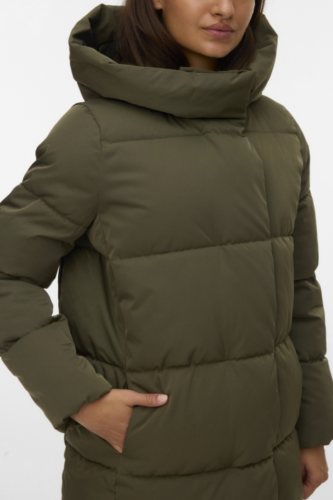 Vero Moda groene dames jas | Close up