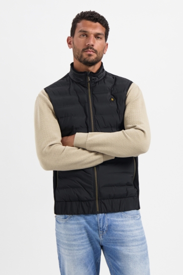 NO-EXCESS Jas GEWATTEERD BODYWARMER 29630703 020 Black
