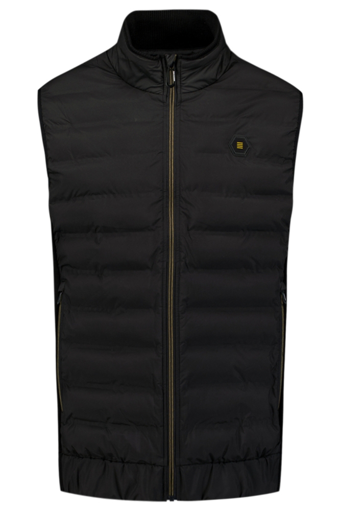 NO-EXCESS zwarte heren jas | Vooraanzicht