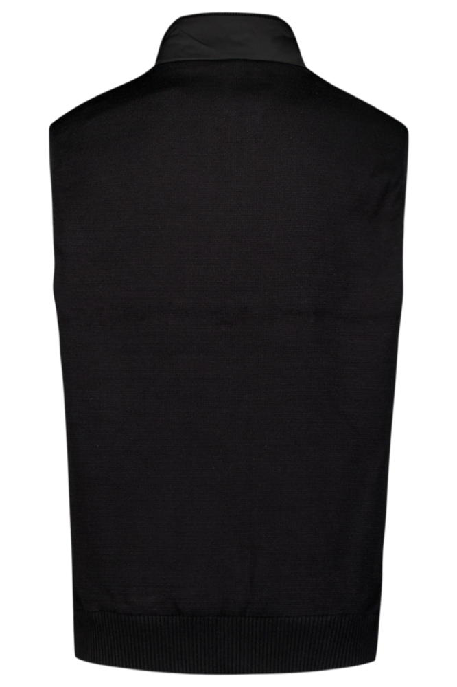 NO-EXCESS zwarte heren jas | Achteraanzicht