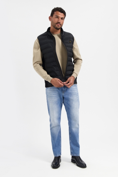 NO-EXCESS zwarte heren jas | Model